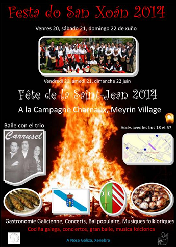 San Xoán 2014 da Nosa Galiza de Xenebra