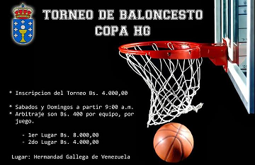 Torneo de Baloncesto “Copa HG” 2014, da Hermandad Gallega de Venezuela Torneo de Baloncesto “Copa HG” 2014, da Hermandad Gallega de Venezuela