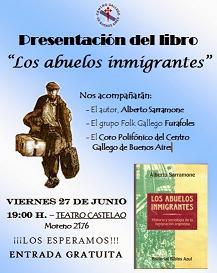 Presentación do libro "Los abuelos inmigrantes", en Bos Aires Presentación do libro "Los abuelos inmigrantes", en Bos Aires