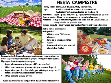 Festa campestre da Casa Galicia de Nova York Festa campestre da Casa Galicia de Nova York