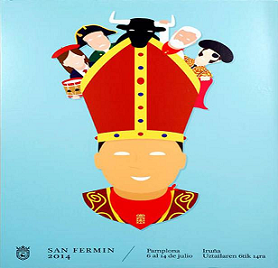 Actuación de "Os Fillos de Breogán" nos San Fermíns 2014 Actuación de "Os Fillos de Breogán" nos San Fermíns 2014