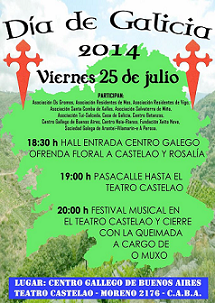 Día de Galicia 2014 en el Centro Gallego de Buenos Aires