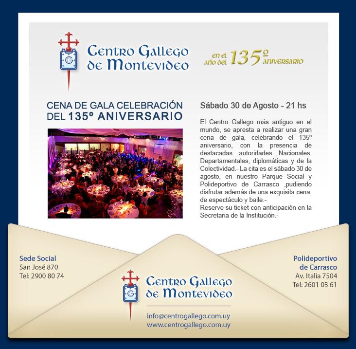 135º Aniversario do Centro Gallego de Montevideo