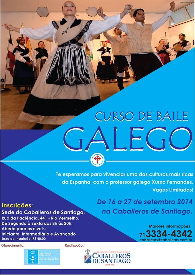 Curso de baile gallego en Salvador de Bahía