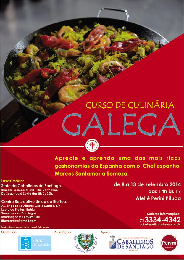 Curso de culinaria galega 2014 en Salvador de Bahía
