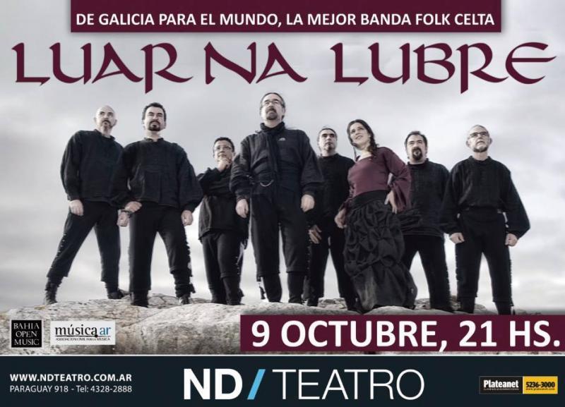 Concerto de Luar na Lubre en Bos Aires