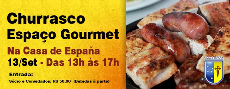 Churrasco Espaço Gourmet na Casa de Espanha de Río de Xaneiro