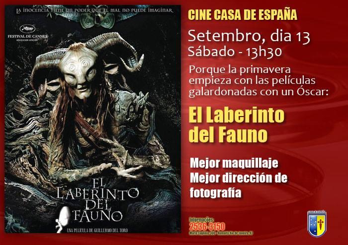 Proxeccion de 'El laberinto del Fauno' na Casa de Espanha de Río de Xaneiro