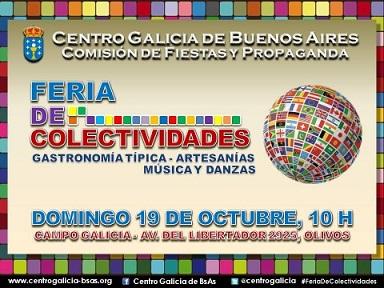 Feira de Colectividades 2014, no Centro Galicia de Bos Aires