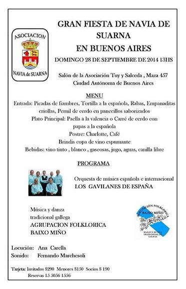 Gran Festa da Asociación Navia de Suarna en Bos Aires