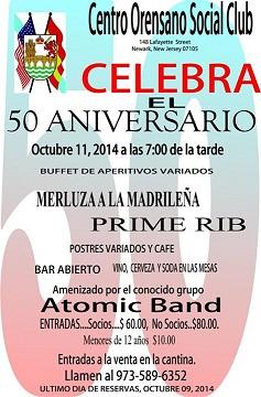 50º aniversario do Centro Orensano de Nova Jersey 50º aniversario do Centro Orensano de Nova Jersey
