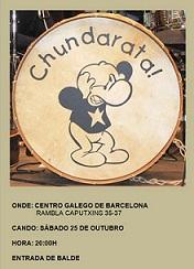 Concerto de Chundarata no Centro Galego de Barcelona