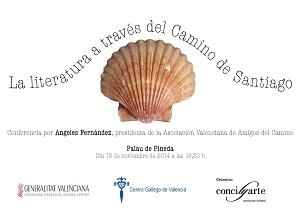 Conferencia 'La literatura a través del Camino de Santiago', en Valencia