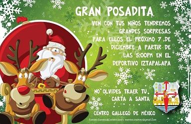 Gran Posadita 2014 do Centro Gallego de México