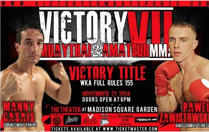 Manny Casais no Madison Square Garden