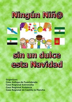 Campaña 'Ningún nen@ sen un doce este Nadal', en Fuenlabrada
