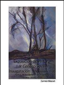 Exposición de pintura de Carmen Mascort, no Lar Gallego de Sevilla
