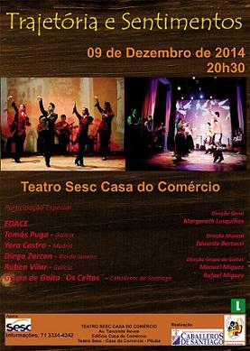 Espectáculo 'Trajetória e Sentimentos' de la Escola de Dança Espanhola Caballeros de Santiago