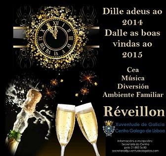 Réveillon-Festa Fin de Ano 2014 na Xuventude de Galiza - Centro Galego de Lisboa