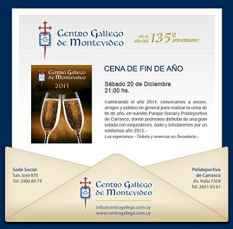 Cea Fin de Ano 2014 do Centro Gallego de Montevideo Cea Fin de Ano 2014 do Centro Gallego de Montevideo