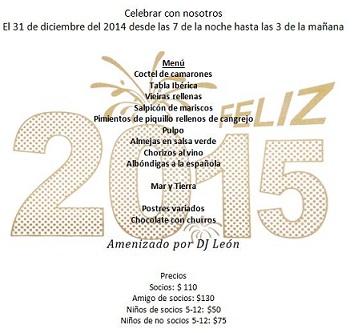 Fin de Ano 2014 no Club España de Newark Fin de Ano 2014 no Club España de Newark