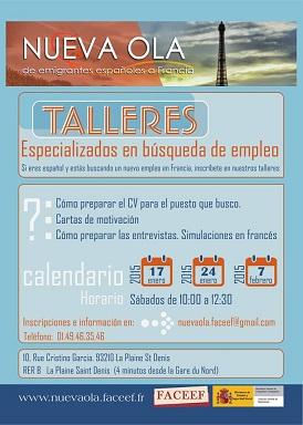 Talleres especializados na busca de emprego, en París Talleres especializados na busca de emprego, en París