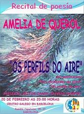 Recital de poesía de Amelia de Querol, no Centro Galego de Barcelona Recital de poesía de Amelia de Querol, no Centro Galego de Barcelona