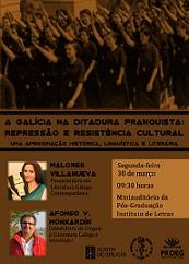 Conferencia 'Galicia na ditadura franquista: represión e resistencia cultural. Unha aproximación histórica, linguística e literaria', en Río de Xaneiro