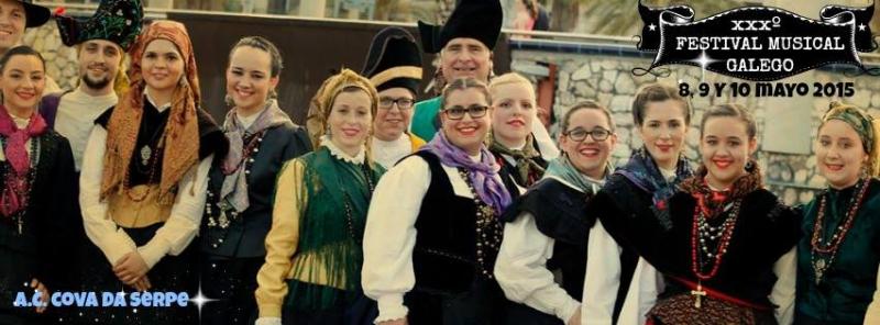 Festa Aniversario 2015 - XXX Festival Musical Galego da Asociación "Cova da Serpe" de Barcelona