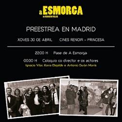 Preestrea de 'A Esmorga', en Madrid