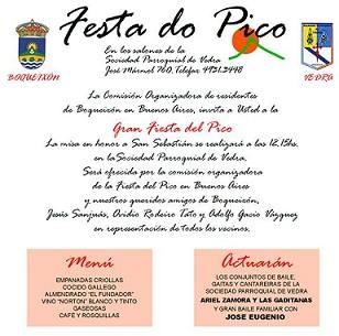 Festa do Pico 2015 en Bos Aires Festa do Pico 2015 en Bos Aires