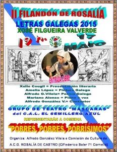 Día das Letras Galegas 2015 - IIº Fiandón de Rosalía de Castro de Cornellá Día das Letras Galegas 2015 - IIº Fiandón de Rosalía de Castro de Cornellá