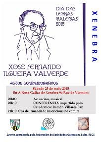 Día das Letras Galegas 2015 en Xenebra
