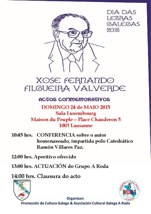 Día das Letras Galegas 2015 en Lausanne