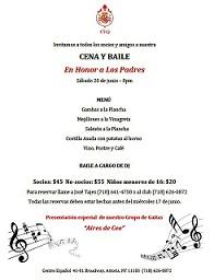 Cea-baile en honor dos Pais, no Centro Español de Queens Cea-baile en honor dos Pais, no Centro Español de Queens
