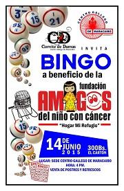 Bingo a beneficio da Fundación Amigos del niño con cáncer - Hogar mi refugio', no Centro Gallego de Maracaibo Bingo a beneficio da Fundación Amigos del niño con cáncer - Hogar mi refugio', no Centro Gallego de Maracaibo