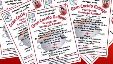 Gran Cocido Galego - Santiago Apóstolo 2015, na Sociedad Parroquial de Vedra de Bos Aires Gran Cocido Galego - Santiago Apóstolo 2015, na Sociedad Parroquial de Vedra de Bos Aires
