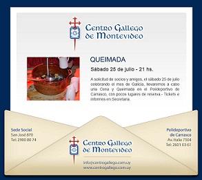 Queimada do Día de Galicia 2015 no Centro Gallego de Montevideo Queimada do Día de Galicia 2015 no Centro Gallego de Montevideo