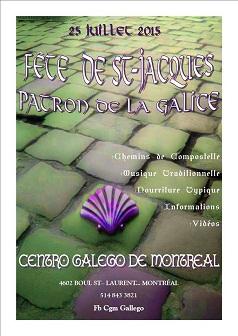 Festa de Santiago Apóstolo 2015 no Centro Galego de Montreal