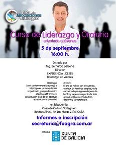 Curso de liderazgo y oratoria orientado las/os jóvenes, en Buenos Aires