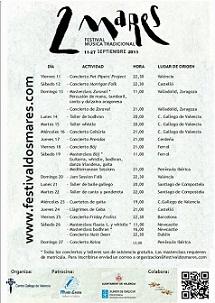 "2 Mares - Festival de Música Tradicional 2015", do Centro Galego de Valencia