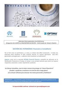 Xornada de "Xestión do Patrimonio Financeiro e Inmobiliario" de AEGAMA