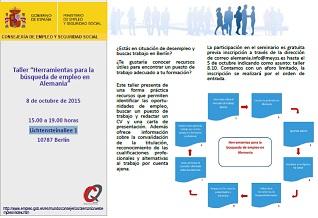 Obradoiro 'Ferramentas para a busca de emprego', en Berlín