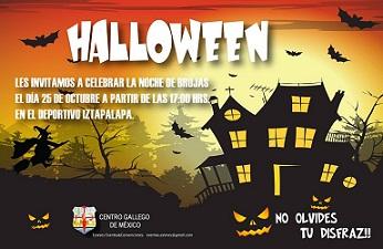 Halloween 2015 no Centro Gallego de México