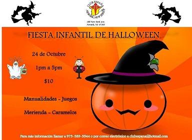 Festa infantil do Halloween 2015 en Newark