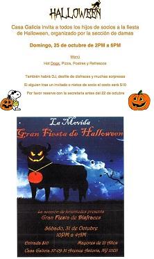 Halloween 2015 na Casa Galicia de Nova York Halloween 2015 na Casa Galicia de Nova York
