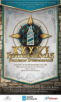 XXXVI Festival de Danzas Folklóricas Internacionais 2015, en Caracas