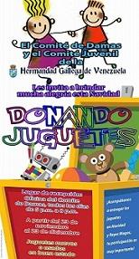 Campaña solidaria 'Donando Xoguetes', da Hermandad Gallega de Venezuela Campaña solidaria 'Donando Xoguetes', da Hermandad Gallega de Venezuela