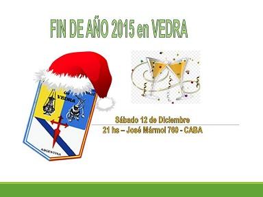Fin de Ano 2015 e Festa de Sta. Olalla, na Sociedad Parroquial de Vedra en Bos Aires
