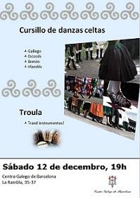 Cursillo de danzas celtas 2015 no Centro Galego de Barcelona Cursillo de danzas celtas 2015 no Centro Galego de Barcelona